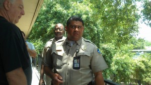 Woodridge Code Inspection 12-06-13 A code inspector looks dismayed