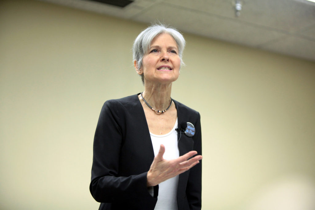 Dr. Jill Stein speaks on March 12, 2016 at the Mesa Public Library in Mesa, Arizona. (Flickr / Gage Skidmore)